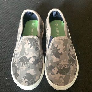 Brand new boy’s camouflage slip on boat shoes size 12